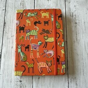 PREOWNED PETER PAUPER ORANGE CAT JOURNAL JANE MOSSE DESIGN